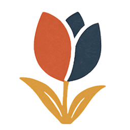 Dutch Fluency tulip logo